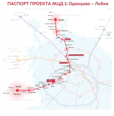 Почти 40 пересадок на метро и МЦК появится на первых Московских центральных диаметрах