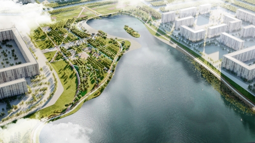 Вокруг Черного озера в Некрасовке создадут шесть парковых зон