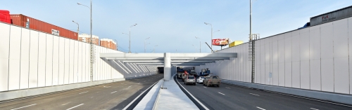 Открытие тоннеля на Варшавском шоссе – в фотоленте