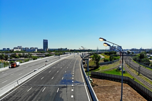Мост на новой трассе между Киевским и Калужским шоссе почти готов