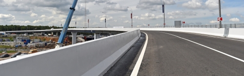 Завершено бетонирование конструкций Крылатского моста