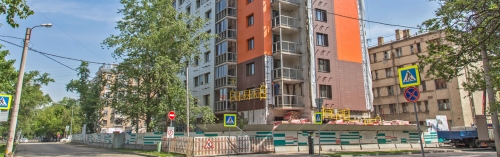 Серо-оранжевый дом по реновации в районе Даниловский введут в 2020 году