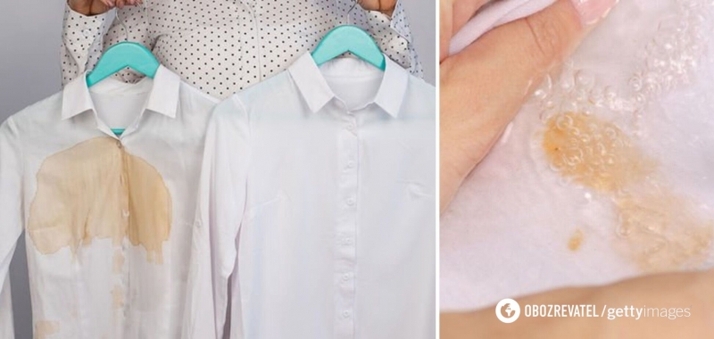 Как легко избавиться от пятен на белой одежде: в сети поделились лайфхаками